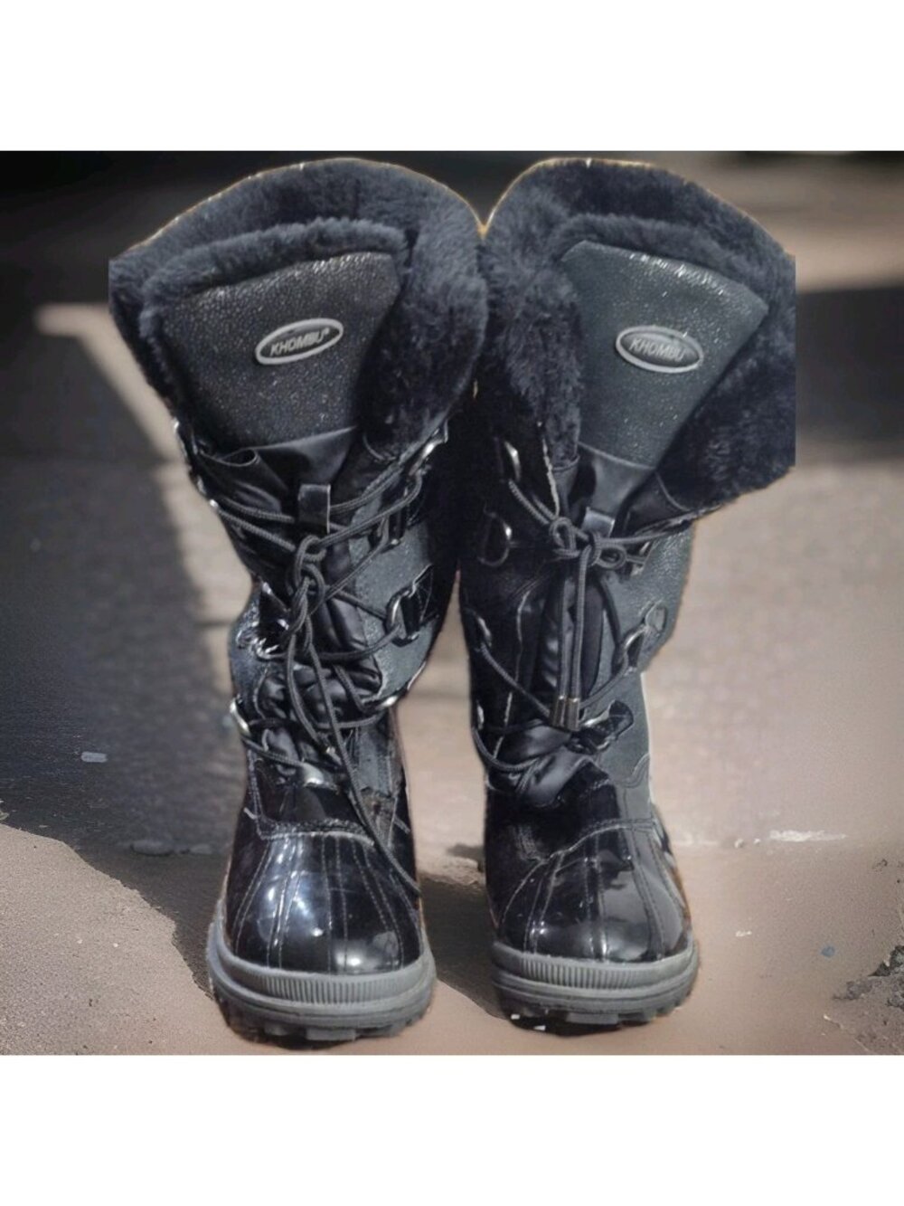 KHUMBU Winter Snow Boots  Quechee Stingray Women's Size 10